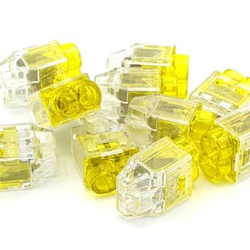10 kom. dvosmjernih utičnih priključaka za žice HelaCon Plus Mini