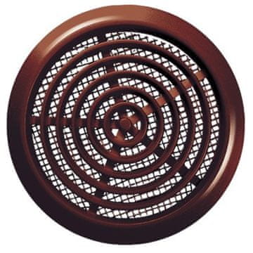 Awenta Smeđa ventilacijska rešetka za otvor od 80 mm