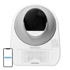 CATLINK Pro ULTRA inteligentna kutija za pijesak za mačke s kamerom, bijela