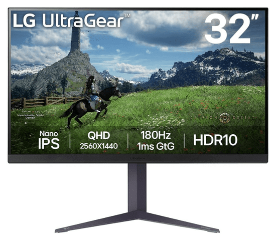 LG 32GS85Q-B monitor, IPS, 2560x1440, UltraGear
