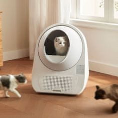 CATLINK Pro ULTRA inteligentna kutija za pijesak za mačke s kamerom, bijela