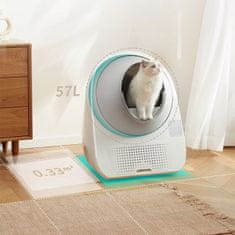 CATLINK Pro ULTRA inteligentna kutija za pijesak za mačke s kamerom, bijela