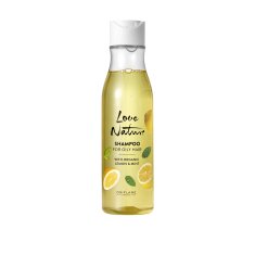 Oriflame Love Nature šampon s organskim limunom i mentom za masnu kosu 250 ml