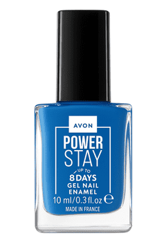 Avon Powerstay gel lak za nokte, hibridni efekt Denim Dream