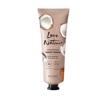 Oriflame Love Nature hranjiva krema za ruke s organskim kokosovim uljem 75 ml
