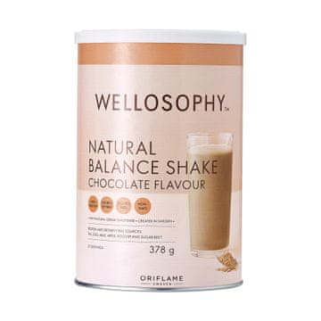 Oriflame Wellosophy Natural Balance Shake - okus čokolade 378 g