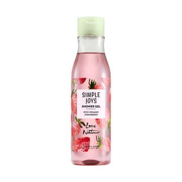 Oriflame Simple Joys Love Nature gel za tuširanje s organskom jagodom 250 ml