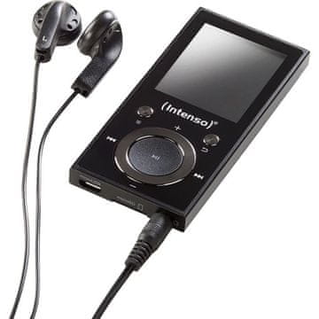 Intenso MP3 reproduktor Video Scooter BT 16GB - crn