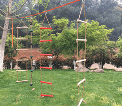 MXM Drveni viseći konopacni ljestve