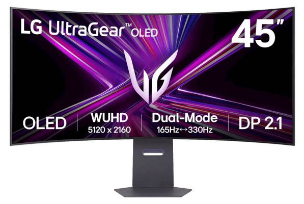  LG 45GX950A-B monitor, Oled, 5120 x 2160, UltraGear ukrivljen