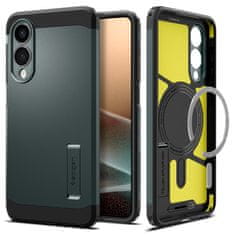 Spigen Tough Armor AI (MagFit) maskica za Galaxy S25 Edge, tamnozelena (ACS09424)