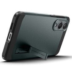 Spigen Tough Armor AI (MagFit) maskica za Galaxy S25 Edge, tamnozelena (ACS09424)