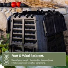 VonHaus Komposter - 480L crni 2500597