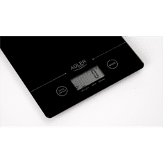 Adler Kuhinjska vaga crna