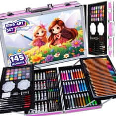 MG Art Suitcase Fairy set za slikanje u koferu za djecu 145kom, ružičasta