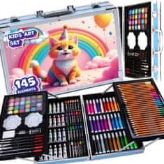 MG Art Suitcase Kitty set za slikanje u koferu za djecu 145kom, ružičasta