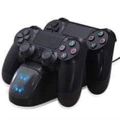 MG Charging Station V1 punjač za PS4, crno