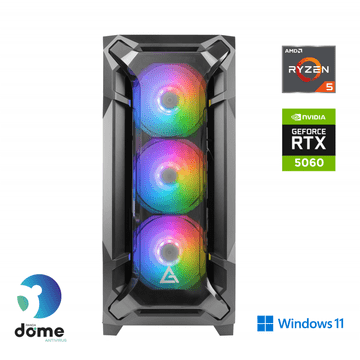 Anni Napredno stolno računalo za igranje, R5 9600X, 16GB, 1TB, RTX 5060, W11H (ATPII-G8-1284-W)