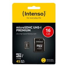 Intenso 16GB microSDXC UHS-I Class 10 Premium memorijska kartica