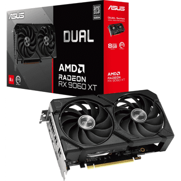 ASUS Grafička kartica Dual Radeon RX 9060 XT OC, 8GB GDDR6, PCI-E 5.0 DUAL-RX9060XT-8G