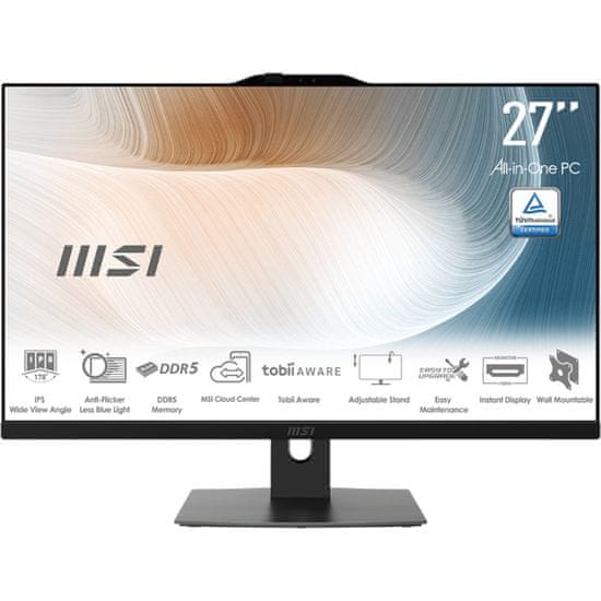 MSI Moderno stolno računalo AM272P 1M-1221XEU AIO, Core 7-150U, 16GB, SSD1TB, FreeDOS (9S6-AF8231-1221)