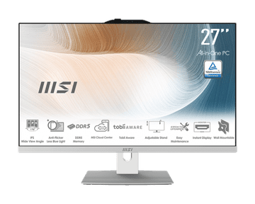 MSI Moderno stolno računalo AM272P 1M-1222XEU AIO, Core 7-150U, 16GB, SSD 1TB, FreeDOS (9S6-AF8232-1222)