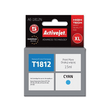 ActiveJet Cyan tinta Epson T1812