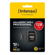Intenso 128GB microSDXC UHS-I Class 10 Pro 90MB/s memorijska kartica