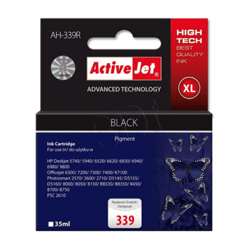 ActiveJet Crna tinta HP C8767EE 339