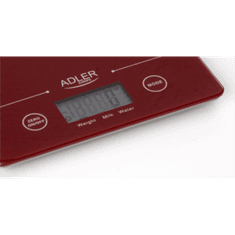 Adler Kuhinjska vaga crvena