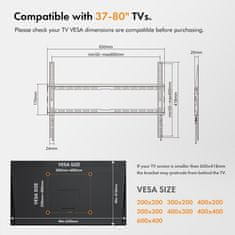 VonHaus 37-70 fiksni TV zidni nosač do 35kg