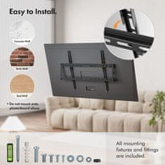 VonHaus 37-70 fiksni TV zidni nosač do 35kg
