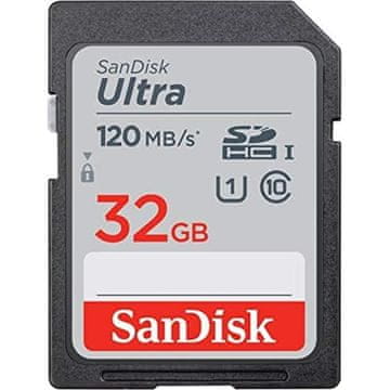 SanDisk Ultra 32GB SDHC memorijska kartica 120MB/s