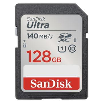 SanDisk Ultra 128GB SDXC memorijska kartica 140MB/s