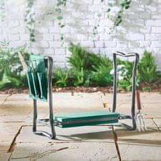 VonHaus 2u1 koljeno za klečanje i klupica za sjedenje & set alata