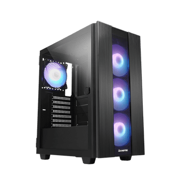 Chieftec GS-02B-OP HUNTER 2 A-RGB USB Type-C ATX kućište, crno