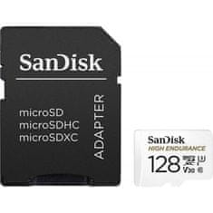 SanDisk 128GB High Endurance microSD Class 10 U3 V30 memorijska kartica s adapterom