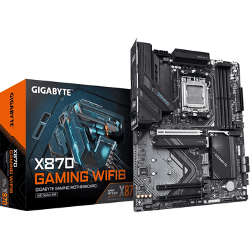 Gigabyte X870 GAMING WIFI6, DDR5, SATA3, USB4, DP, 2.5GbE, WiFi 6, AM5 ATX