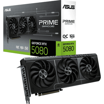 ASUS Grafička kartica Prime GeForce RTX 5080 OC, 16GB GDDR7, PCI-E 5.0 PRIME-RTX5080-O16G