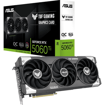 ASUS Grafička kartica TUF Gaming GeForce RTX 5060 Ti OC, 16GB GDDR7, PCI-E 5.0 TUF-RTX5060TI-O16G-GAMING