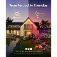 Anker Eufy E22 vanjske RGB lampice, 30m