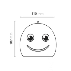 Asalite LED noćna svjetiljka Morska riba 1W