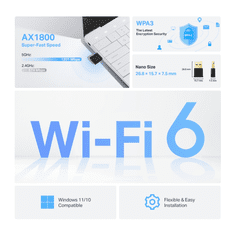 TP-Link AX1800 Wi-Fi 6 Nano bežična USB mrežna kartica