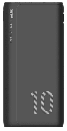 Silicon Power GP15 Power Bank, 10000 mAh, crna