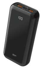 Silicon Power QS28 Power Bank, 20000 mAh, crna