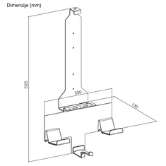 NanoRS Zidni nosač za PlayStation 5 RS181