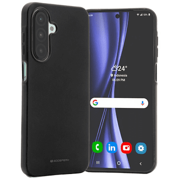 Goospery Soft Feeling silikonska maskica za Samsung Galaxy A16 - crna