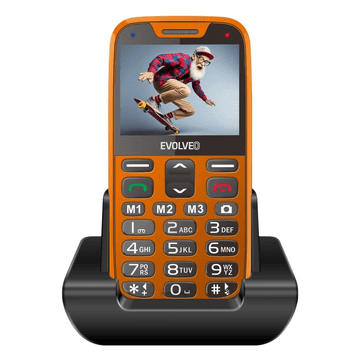 Evolveo Easyphone XR telefon na tipke za starije - narančasti