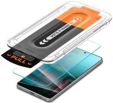 Spigen tR EZ Fit HD zaštitno staklo za Samsung Galaxy S25 Edge (AGL09411)