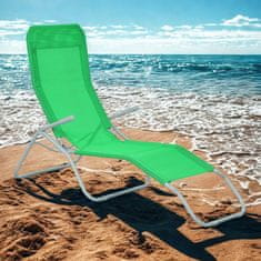 Aga Vrtni ležaljka SIESTA Zelena